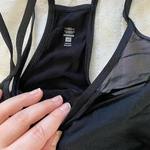 VSX Victoria’s Secret Strappy Black Mesh Sports Tank Top M thumbnail 4