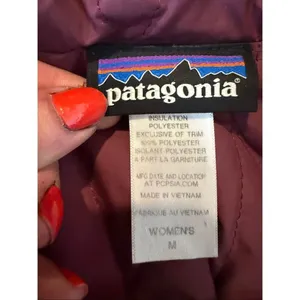 Patagonia red better sweater insulated full zip hooded sweater jacket M thumbnail 7