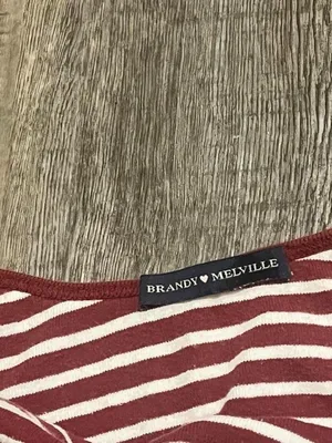 Brandy Melville Top Striped thumbnail 3