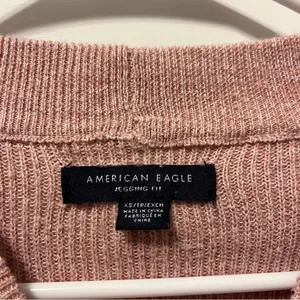 American Eagle Pink & Grey Stripe Sweater thumbnail 4
