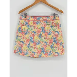 RLX Ralph Lauren Floral‎ Golf Skort Womens Medium Multicolor Activewear Skirt thumbnail 3