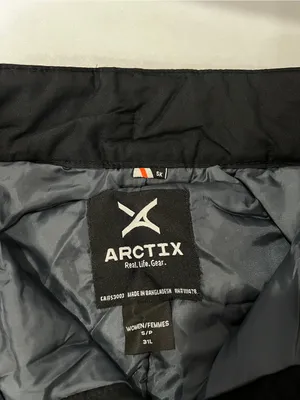Arctix Ski Snow Cargo Pants Women's Small Black Ankle Zip Insulated Snowboarding thumbnail 14