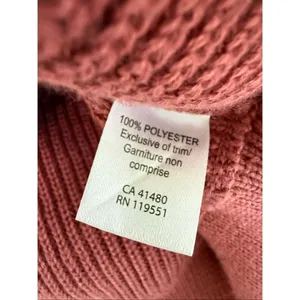 Gentle Fawn Balletcore Mauve Tulip Pink Crossfront Sweater L thumbnail 10