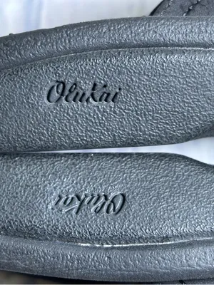 OluKai Ohana Sandals Womens Size 11 Black Flip Flops Thong Comfort Summer thumbnail 12