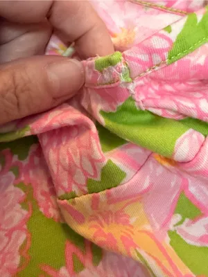 Lilly Pulitzer Dixi Swing Dress Seaside Garden Fit Size Medium (Tag L) - PTP 18” thumbnail 9