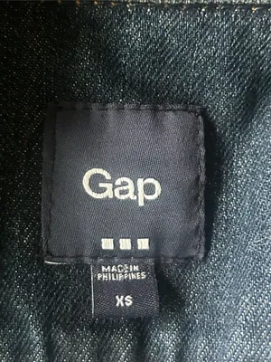 GAP 1969 Distressed Denim Jacket Size XS thumbnail 11