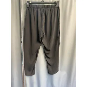 Show Me Your MuMu Pants Women Small Black Wide Leg Elastic Waist Regular Fit B76 thumbnail 6