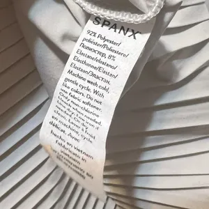 SPANX‎ Yes, Pleats! Performance Tee Shirt White Cloud size Medium thumbnail 10