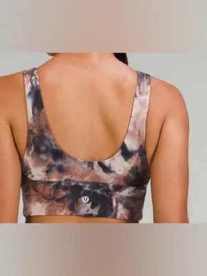 Lululemon Align Tank Top Size 2 Diamond Dye Tie Dye Brown Grey Built In Bra thumbnail 2