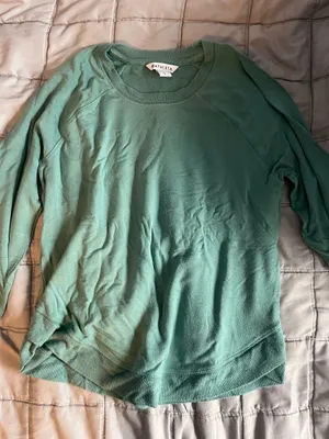 Athleta turquoise green long sleeve thumbnail 2