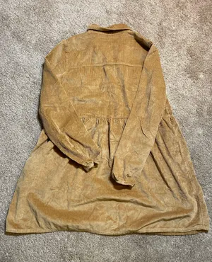 American Eagle CORDUROY BABYDOLL SHIRT DRESS thumbnail 7