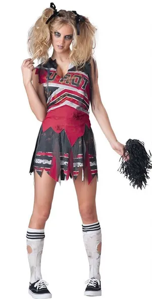 NEW Spiritless Zombie Cheerleader Costume Size Large thumbnail 1