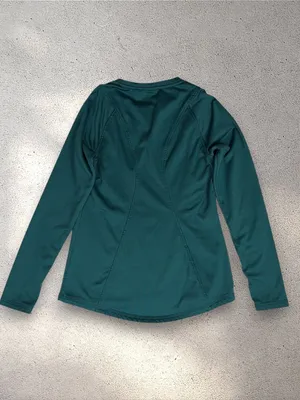 Spyder Active Fleece Lined Top Women's S Green Stretch Activewear Yoga Gorpcore thumbnail 4