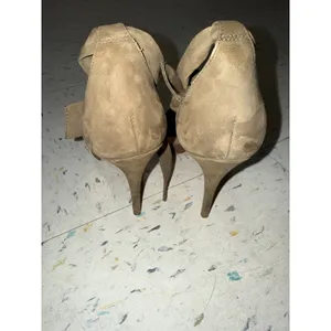 Steve Madden Olive Green Faux Suede Ankle Tie Stiletto Sandal Heels Womens Party thumbnail 3