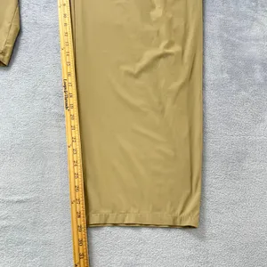 Uniqlo Ultra Stretch AIRism Straight Wide Pants Womens XL Khaki Beige UV Protect thumbnail 10