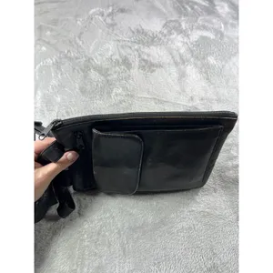 Hobo Vintage Y2K Black Leather Crossbody Bag Soft Slouchy Small Purse thumbnail 9