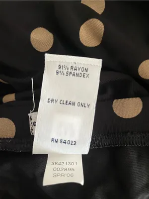 GAP Y2K Vintage Stretch Polka Dot A-Line Knee Length Mini Skirt Small thumbnail 3