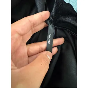 Black velvet mini dress Black thumbnail 7