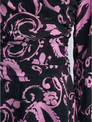 Pink and Black Dress thumbnail 4
