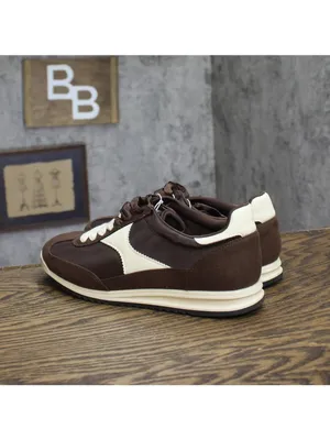 Universal Thread Skyler Jogger Sneakers Low Top Double Lace Chocolate Brown 7M thumbnail 2