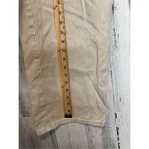 Miami Vice Cargo Pants Size small Beige Wide Leg Loose Fit Tan thumbnail 9