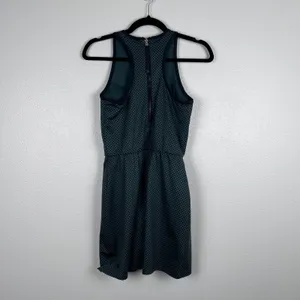 All In Motion Womens‎ Sleeveless Athletic Romper Dress Green Houndstooth Small thumbnail 5