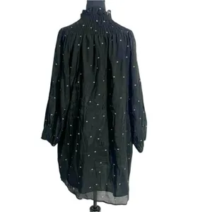 Tuckernuck Pomander Place Size Medium Taylor Dress Black Long Sleeve thumbnail 5