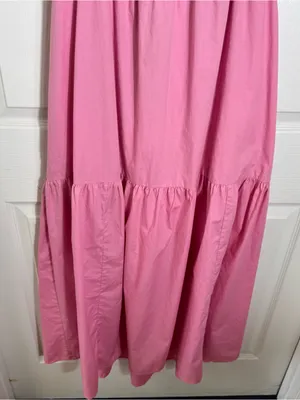 Abercrombie & Fitch Pink Open‎ Back Maxi Dress XLP Petite thumbnail 8