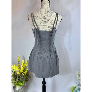 Free People Goldie Skirt Set Elastic Bodice Slit Skirt Smoked Pearls M thumbnail 8