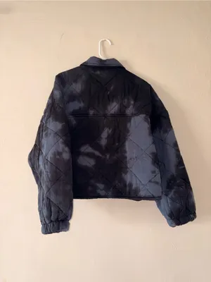 Vintage Havana stormy tie dye quilted jacket M thumbnail 3