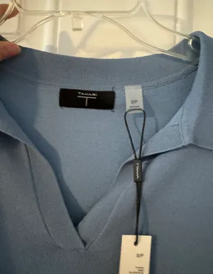 Tahari Blue Collared Shirt thumbnail 5