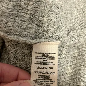 Free People Women's Gray Mock‎ Neck Cross Front Sweater Size Medium thumbnail 5