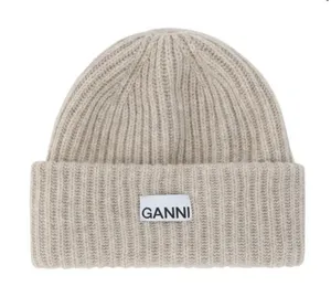 Ganni Wool Beanie Rib Knit thumbnail 1