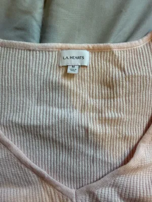 PacSun LA Hearts Long Sleeve Top Crop thumbnail 2
