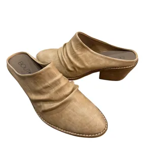 Boutique by Corkys Streaming Mules Women's 8 Tan Western Boho Coastal Cowgirl thumbnail 3