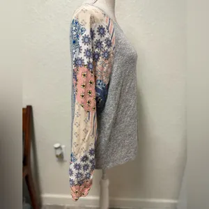 FREEBIRD Heather Gray Knit Top Size XL thumbnail 7