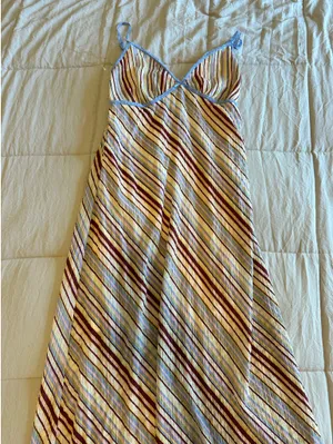 Walmart Stripe Midi Dress thumbnail 3