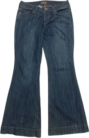 Seven7 Dark Blue Flare Jeans thumbnail 1