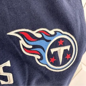 Majestic NFL Tennessee Titans Navy T-Shirt Mariota Size Medium thumbnail 7