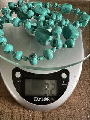 Southwestern Double Strand Turquoise Howlite Magnesite Beaded Statement thumbnail 10