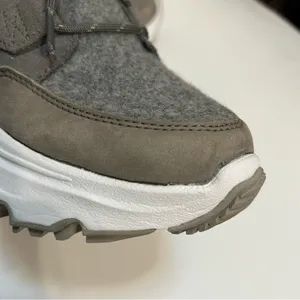Sorel Kinetic Breakthru Caribou Suede Boot in Quarry and Sea Salt thumbnail 13
