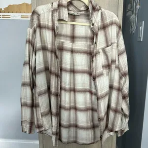 Plaid Button-Up Shirt thumbnail 1