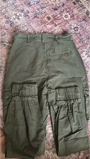Abercrombie Cargo Green Pants Jogger thumbnail 3