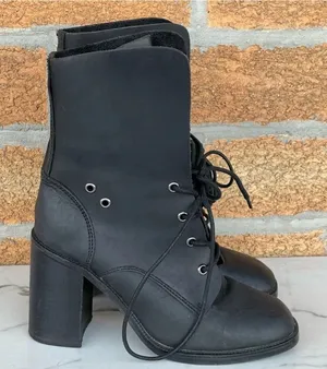 Jeffrey Campbell "JUNEAU" Leather Boots 7.5 thumbnail 1