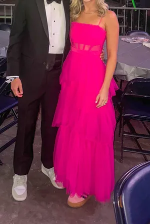 Pink formal dress Size XS thumbnail 1