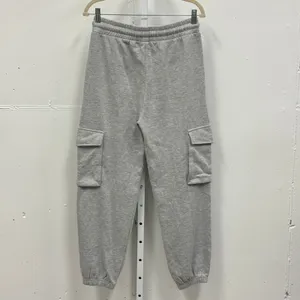 Comfort Apparel Unisex Gray‎ Cargo Sweatpants Joggers Fleece Lined Size M thumbnail 2