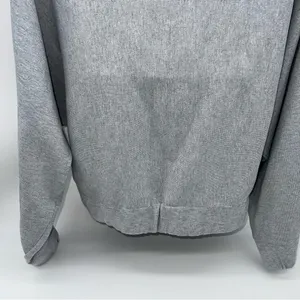 Zara Light Gray Off-the-Shoulder Sweater thumbnail 6
