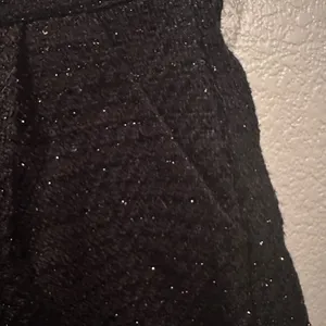 Zi Yan dressy black Glam pleated sparkling shorts S thumbnail 3