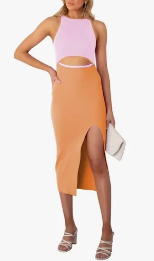 Midi dress Orange Size XS thumbnail 1