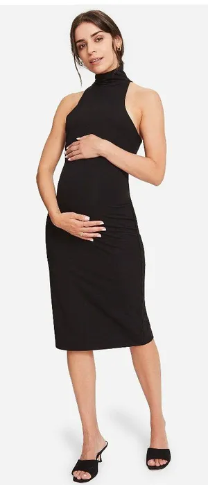 HATCH The body Halter Black Dress Size Small NEW NWT thumbnail 1
